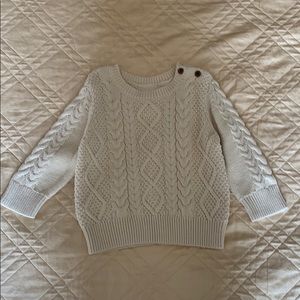 Gap baby knit cable sweater